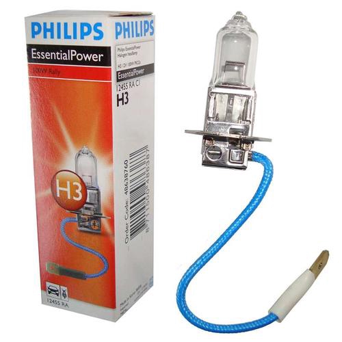 Philips Bulb EssentialPower H3 12V 100W Rally 12455 RA C1 PK22s โคมไฟไฟหน้าฮาโลเจน