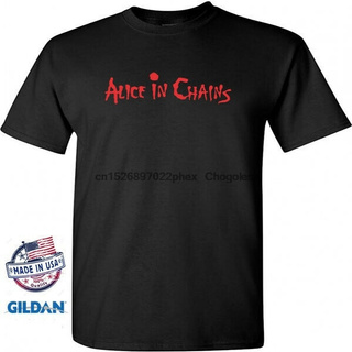 เสื้อยืดโอเวอร์ไซส์ใหม่ เสื้อยืดแขนสั้น ผ้าฝ้าย พิมพ์ลาย Alice In Chains Heavy Metal Hard Rock Music สไตล์เรโทร แฟชั่นฤด