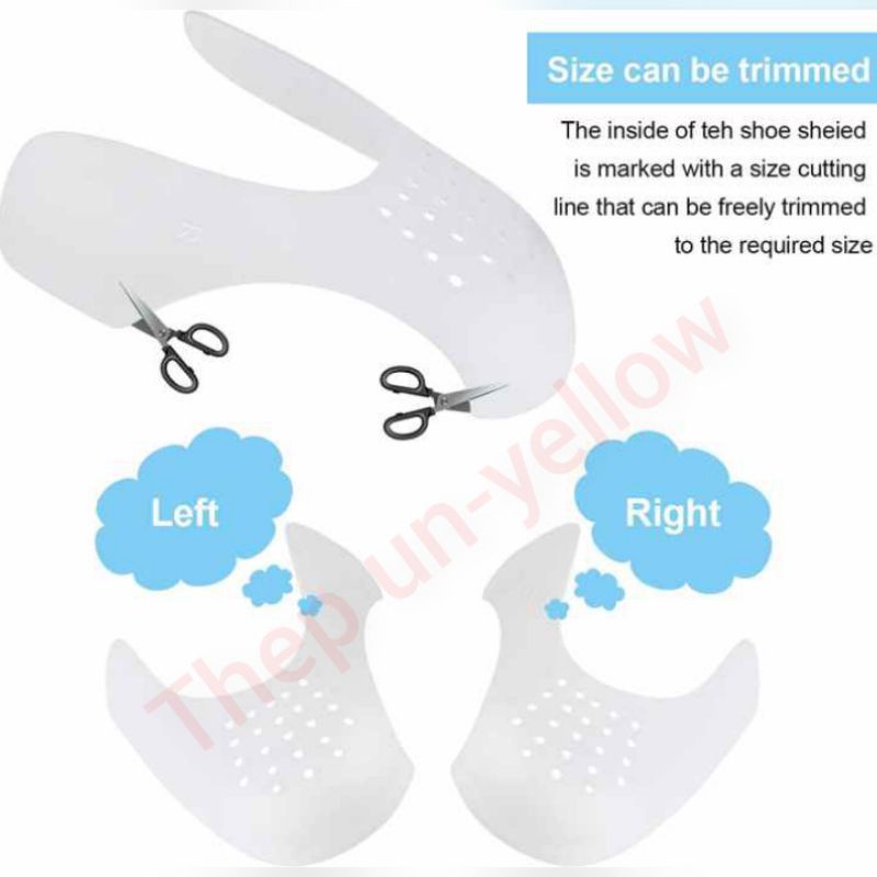 Crease Shield - Toe Box - Shoe Shield (ดันทรงกันรองเท้ายับขณะสวมใส่ ...