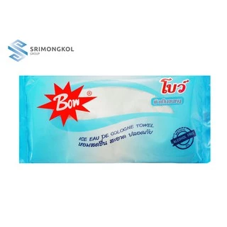 ผ้าเย็นขนหนูโบว์ BOW ขนาด 11x28 นิ้ว แพ็ค 10 ชิ้น