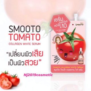 สมูทโตะ โทเมโท คอลลาเจน ไวท์ เซรั่ม
Smooto Tomato Collagen white Serum
 (6 ซอง) มะเขือเทศเข้มข้น 10 เท่า