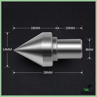 Toolroom  Lathe Tailstock Center Tailstock Drill Pad for Lathe Replacement Parts