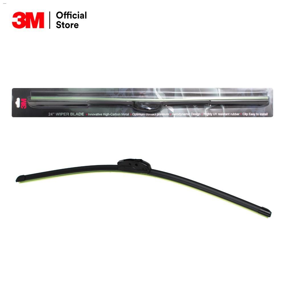 ใบปัดน้ำฝน Wiper Blade  flameless 3M แนบสนิทปัด รุ่น ซิลิโคน Silicone Type ที่ปัดน้ำฝน ปัดน้ำฝน ก้าน