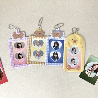 Ins เคสพวงกุญแจ รูปลูกสุนัข 3 นิ้ว สําหรับป้องกันรูปภาพ ไอดอล