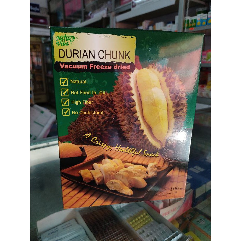 ทุเรียบอบแห้งเกรดส่งออก Durian Chunk (No Cholesterol) เกรดพรีเมียม