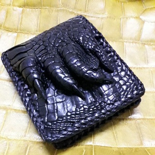 crocodile wallet กระเป๋าสตางค์  Crocodile Wallet blackxxxxx