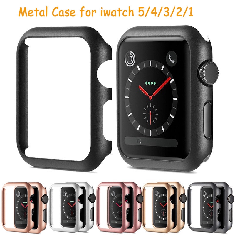 ( Cod ) Anti-Scratch Shockproof Hard Metal Bumper Cover Watch Protect Case for Apple Iwatch Series S