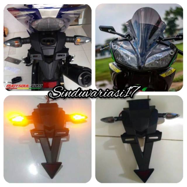 บังโคลนหลัง R15 V2 + ไฟเลี้ยว R15 V2 บังโคลนหลัง + ไฟเลี้ยว R15 V2