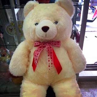 ตุ๊กตาหมีขนนุ่ม สูงประมาณ 1 เมตร