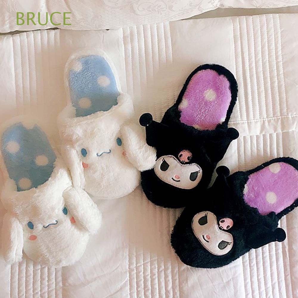 Indoor Slippers 149 บาท Bruce รองเท้าแตะลายการ์ตูนสุนัข Cinnamon Dog Kuromi หลากสีสําหรับสตรี Women Shoes