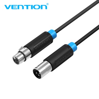 Vention Cannon Xlr Male to Female สายเคเบิ้ลไมโครโฟน 3 pin Balanced BBF