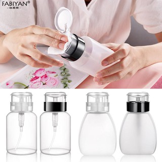 ขวดปั๊ม ·ขวดพลาสติก · FA Bi Yan กดขวดโทนเนอร์ Sub-bottle Hydrating NAIL Remover Sub-bottle Travel ขวดขวดเปล่า