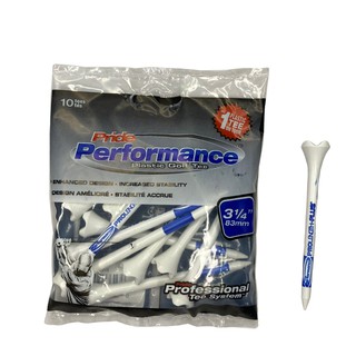 Tee Pride Performance™ Plastic Golf Tee 3 1/4 -10 ct
