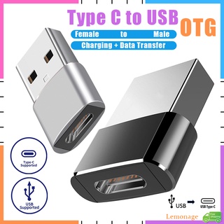 【พร้อมส่ง】อะแดปเตอร์ชาร์จ Type C เป็น USB 2.0 OTG และถ่ายโอนข้อมูล USB เป็น Type C ตัวเมีย ความเร็วสูง