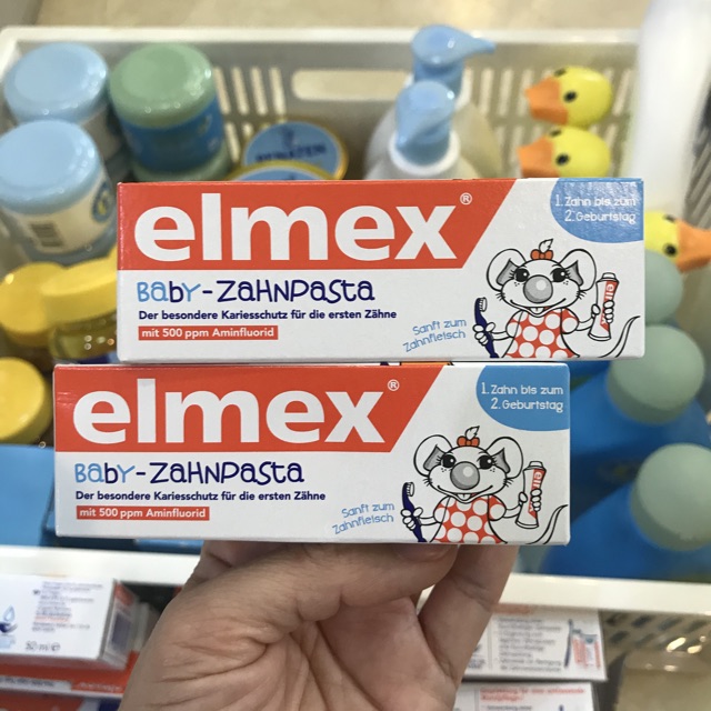 ยาสีฟัน ใช้ได้กับฟันน้ำนม - 12 ขวบ จากเยอรมัน elmex