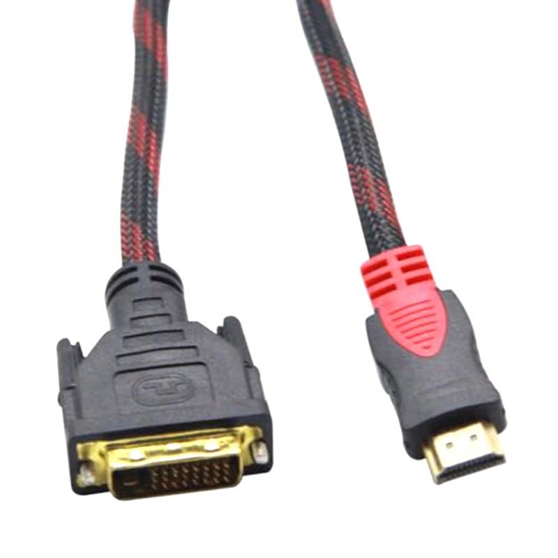 ลดราคา สาย HDMI TO DVI DVI ไปยัง HDMI ชาย 24 + 1 DVI-D ชายอะแดปเตอร์ 1080P สำหรับ HDTV โปรเจคเตอร์ DVD PlayStation กล่องทีวี #ค้นหาเพิ่มเติม สายเคเบิล SYNC Charger ชาร์จ อะแดปเตอร์ชาร์จข้อมูลปฏิบัติ Universal Adapter Coolระบายความร้อนซีพียู การ์ดเสียง