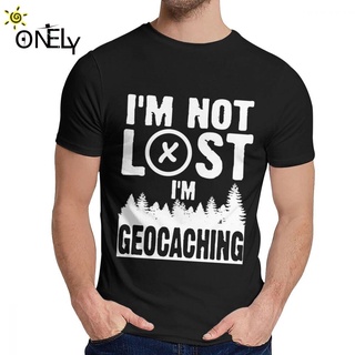 เสื้อยืด พิมพ์ลาย Super Idol I Am Not Lost I Am Geocaching สไตล์พังก์