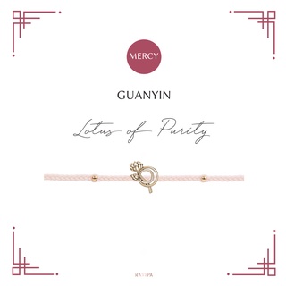 RAVIPA - เจ้าแม่กวนอิม Golden Gold - Lotus of Purity - Blush Pink