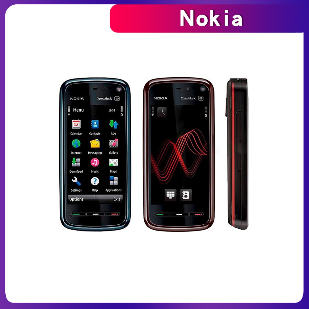 โทรศัพท์มือถือหน้าจอสัมผัส Nokia 5800GOODNEW X2Q0