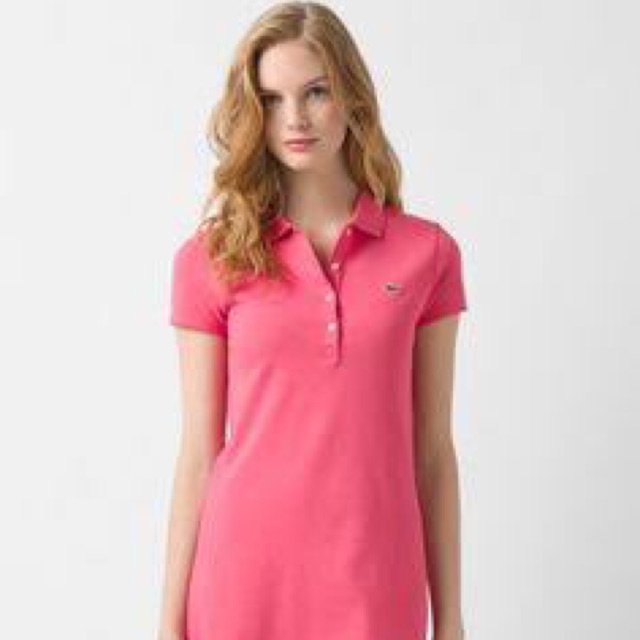 pink lacoste dress