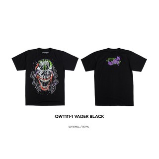 เสื้อยืดผ้าฝ้าย QW_T_111-1 VADER BLACK ดำ