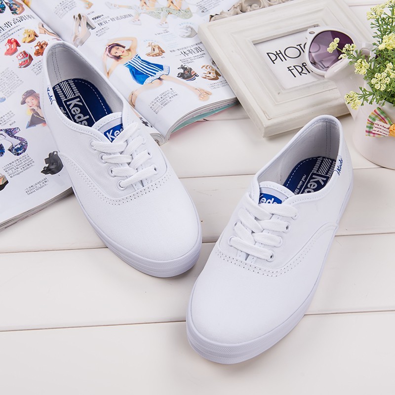 keds champion core leather white