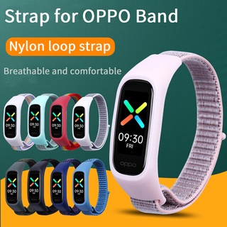 สายนาฬิกาข้อมือไนล่อน ปรับได้ แบบเปลี่ยน สําหรับ OPPO Band