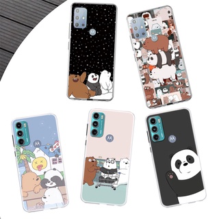 เคสโทรศัพท์มือถือ ลาย we bare bears สําหรับ Motorola Moto G9 E7 E7i Plus Power Play G71 G51 G41 E32 AE80