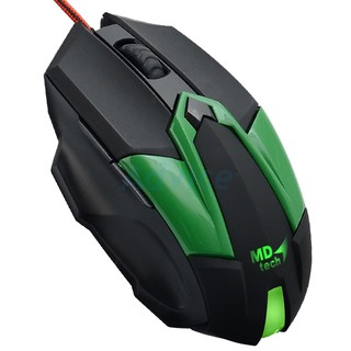 USB Optical Mouse MD-TECH (BC-99) Black/Green