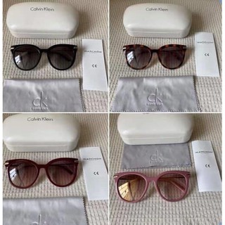 แว่นตากันแดด CK3206S ของแท้ 100% ของใหม่ สวยมากๆขายถูก อุปกรณ์ผ้าและกล่องเช็ดแว่น