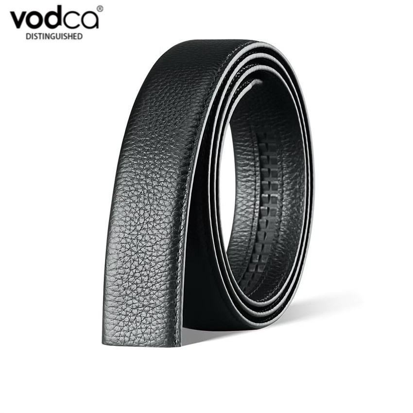 Vodca-พร้อมส่ง! เข็มขัดหนังวัวนิ่มสองด้านเกรดพรีเมียม หนังวัวแท้100% เข็มขัดหนังแท้ สายเข็มขัด  รุ่น KP-SS