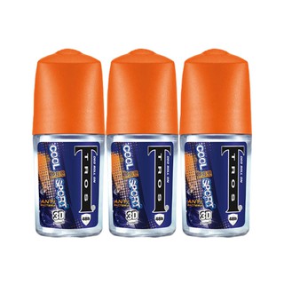 🔥ยอดนิยม!! ทรอส คูลสปอร์ต โรลออน ขนาด 25 มล. แพ็ค 3 ขวด Tros Roll-on Cool Sport Orange 25 ml x 3