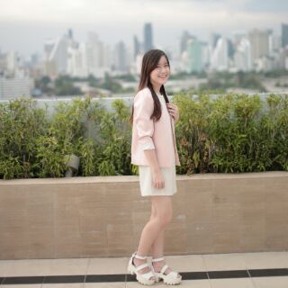 BC06 - Plain Blazer - Peach
