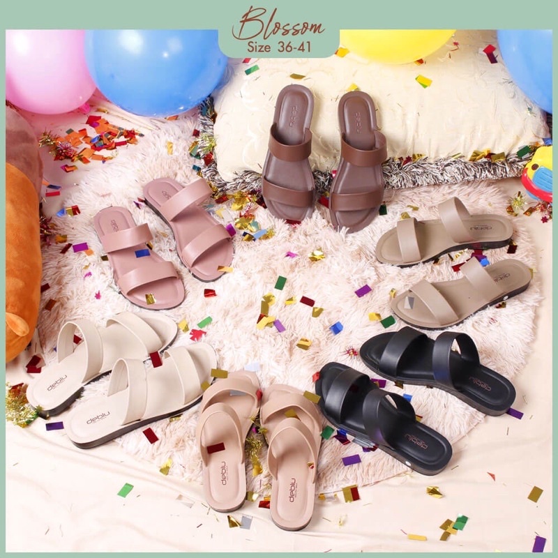 NFshoes ถูกสุด! รองเท้าแตะ 2 ตอนแบบสวม เพื่อสุขภาพ Deblu เดอบลู รุ่น L5012-2 นุ่มนิ่ม น้ำหนักเบา ของแท้ 100%