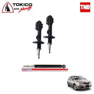 Tokicoโช๊คอัพ toyota soluna vios ncp42 โตโยต้า โซลูนา วีออส ปี 2002-2006