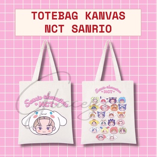 กระเป๋าโท้ท Nct sanrio || กระเป๋าโท้ท nct dream, nct 127, wayv