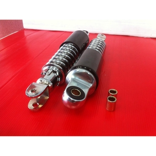 HONDA BENLY CB92 CB93 REAR SHOCK SET (13") "BLACK" SPRING "CHROME" // โช๊คอัพ โช๊คหลัง โช๊คสปริงชุบโครเมี่ยม สีดำ