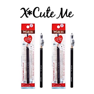 ดินสอเขียนคิ้วฝากบ x cute me artist eyebrow pencil สี dark brown