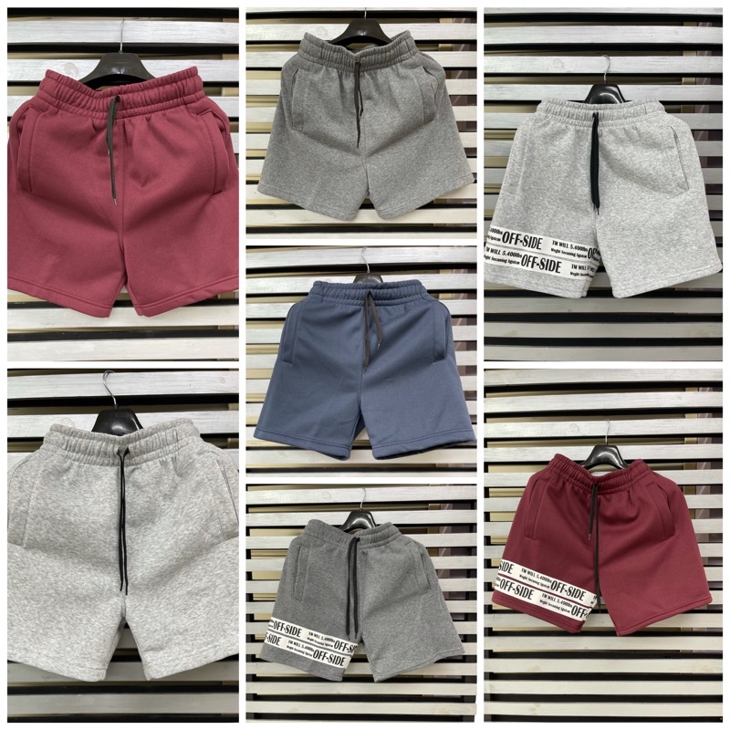 [ใส่โค้ดSAF20OCT ลด20% สูงสุด 40.-] กางเกงขาสั้นผ้าฟลีซ ยาว17 นิ้ว    **Sweater pants ผ้านิ่มเว่อร์*