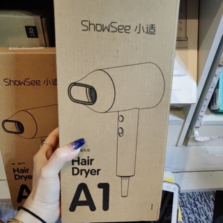 ส่งฟรี•พร้อมส่ง  ShowseeA1-W Anion  HairDryer 1800W สีขาว