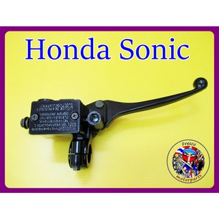 ชุดแม่ปั๊มดิสเบรคหน้า สีดำ  -  Honda Sonic Disc Brake Lever