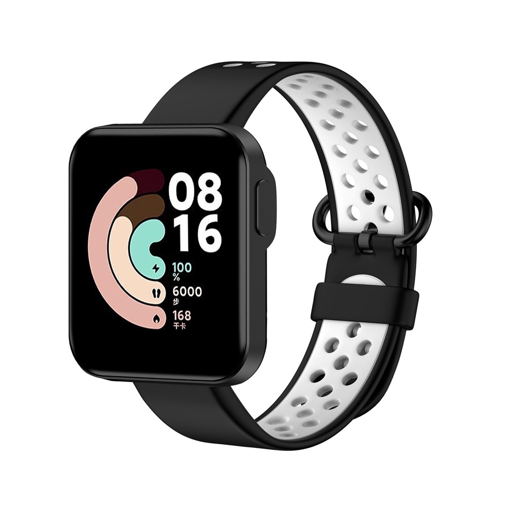 สายนาฬิกาข้อมือซิลิโคน แบบเปลี่ยน สําหรับ Xiaomi Mi Watch Lite Global Version Smart Watch #8