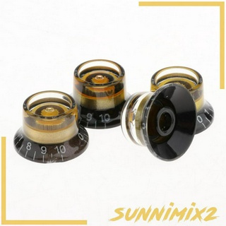 [SUNNIMIX2] Guitar Tone and Volume Knobs and Number Top Hat for LP Old Broken Parts