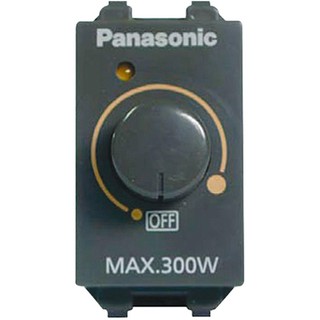 สวิตช์หรี่ไฟ สวิตช์ปรับระดับไฟ ปรับระดับความสว่าง เปิด-ปิด PANASONIC WEG57813H 300 วัตต์ DIMMER SWITCH PANASONIC WEG 578