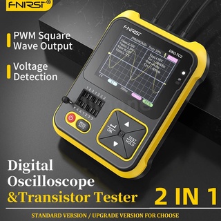 Fnirsi DSO-TC2 เครื่องทดสอบทรานซิสเตอร์ หน้าจอสี TFT ดิจิทัล LCR 2.4 นิ้ว สําหรับซ่อมแซมรถยนต์