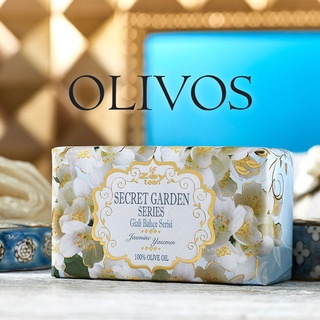 โอลิโวส สบู่น้ำมันมะกอก 100% SECRET GARDEN SERIES 100% OLIVE OIL JASMINE