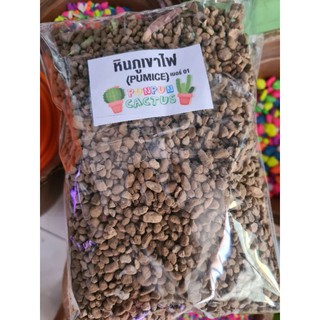 หินภูเขาไฟ เกรดA 🏆เบอร์ 01 , 02 ,SSS ใช้ผสมดินปลูกต้นไม้500g.🌵🌵โรยกระถาง