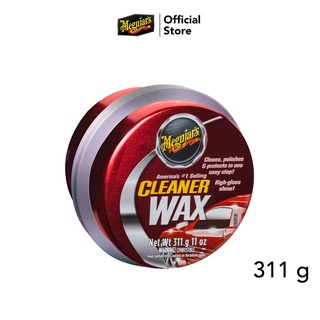 Meguiars A1214 Cleaner Wax Paste คลีนเนอร์แว็กซ์ แว็กซ์ขัดเคลือบสี ชนิดขี้ผึ้ง ขนาด 311 กรัม