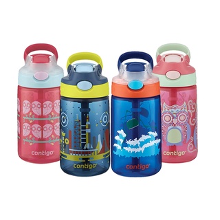 Contigo ขวดน้ําเด็กออโต้พวยกา มีหลอดดูด ขนาด 14 ออนซ์ / 414 มล.