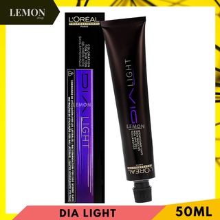 Loreal professionnel dia light 50 ml. ลอรีอัล โปรเฟสชั่นแนล ไดอา ไลท์ 50 มล (สีเคลือบผม) ไม่รวมแอคติเวเตอร์